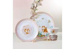 China Customized Colour Ceramic Dinnerware Sets FOB SHENZHEN for Under Glazed Technique supplier