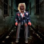 Pneumatic Haunted House Props Realistic Animated Horror Props Monster Model for sale