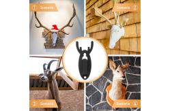 China Customized Instruction Offered for European Mount Skull Hanger Deer Skull Large Hooks supplier