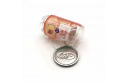 China Customized Label 345ml Empty Easy Open Beverage Cans For Soft Drink supplier