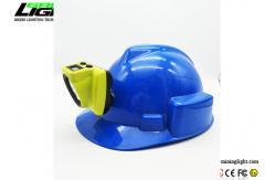 China Waterproof 6800mAh 385lum Rechargeable LED Cap Lamp 2.96W supplier