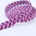 Versatile Braided Elastic Colored Flat Polyester Rubber Band For Skipping Bags for sale