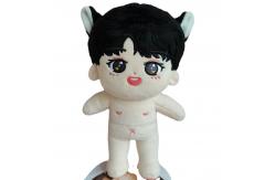 China Short Plush Cute Cartoon Doll With Polypropylene Cotton Filling supplier
