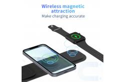China 15W 10W Magnetic Foldable Wireless Charger 3 In 1 Wireless Charger supplier