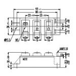 IGBT Power Module 2MBI50N-060 IGBT(600V 50A)  FUJITSU IGBT Power Module for sale