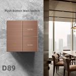 Home Smart System KNX Wall Switch Metal Material Push Button Light Switch for sale