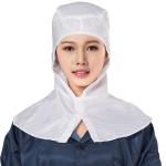 Lint Free Stripe Polyester Fiber Electronic Factory ESD Work Hoods Cleanroom ESD Shawl Cap for sale