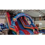 1000D Plato Commercial Inflatable Water Slides Digital Printing