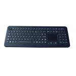 IP68 Waterproof antibacterial backlight Medical Keyboard with ruggedized & sealed touchpad for sale