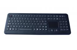 China IP68 Waterproof antibacterial backlight Medical Keyboard with ruggedized & sealed touchpad supplier
