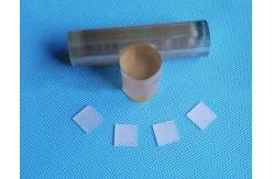 China TiO2 Titanium Dioxide Crystal 10x10x0.5mmt 1sp/ 2sp Single Double Polishing supplier
