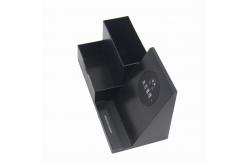 China ABS Material Leather Pen Holder Custom Logo Ultraportable Nontoxic With LED Lights supplier