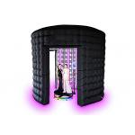 Vogue Inflatable Led Photo Booth Fabric Inflatable Sound Booth Free Logo Customization