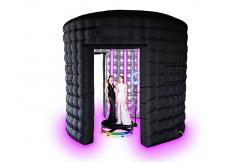 China Vogue Inflatable Led Photo Booth Fabric Inflatable Sound Booth Free Logo Customization supplier