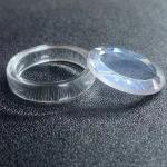 Plain Transparent Sapphire Crystal Watch Glass With Facet 15-50mm for sale