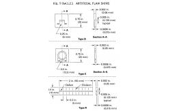 China Artificial Flaw Shims Ndt Magnetic Particle Testing Magnetic Particle Detector supplier