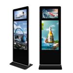 Indoor Dual Screen Standing LCD Advertising Display for sale