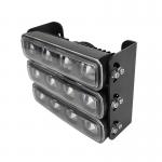 Forklift Safety Light 3X60W LED Red Warning Light with Stainless Steel Mounting Bracket and Diecast Aluminum Housing for sale