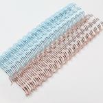 Rainbow Double Metal Spiral Binding Wire With Electroplating for sale