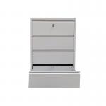 Lateral 4 Drawers Filing Cabinets 0.139cbm OEM Metal For File for sale