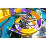 Children Playground Equipment In Ground Swimming Pool Fiberglass Aquatic Games Ride Kids Water Slide for sale